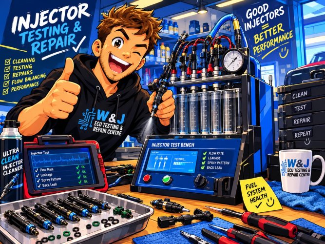 Injector Testing & Cleaning | W&J ECU